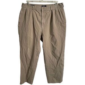 Vtg Polo Ralph Lauren Mens The Classic Golf Pant 38x30 Tan Cotton Pleat Front